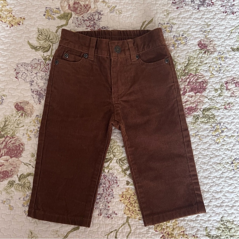 Janie and Jack Corduroy Brown Pants Size 6m to 12m